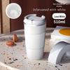 High-Value Ceramic Liner Insulated Travel Coffee Cup – Stylish, Portable, and Perfect for Girls On the Go