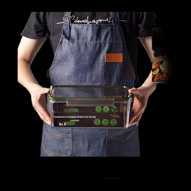 NHZHIW Rectangular Large Capacity Sealed Pickling Jar