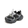 Size 26-37, children's shoes 2025 autumn girls mesh shoes medium and large children's non-slip sports shoes boys' outdoor shoes