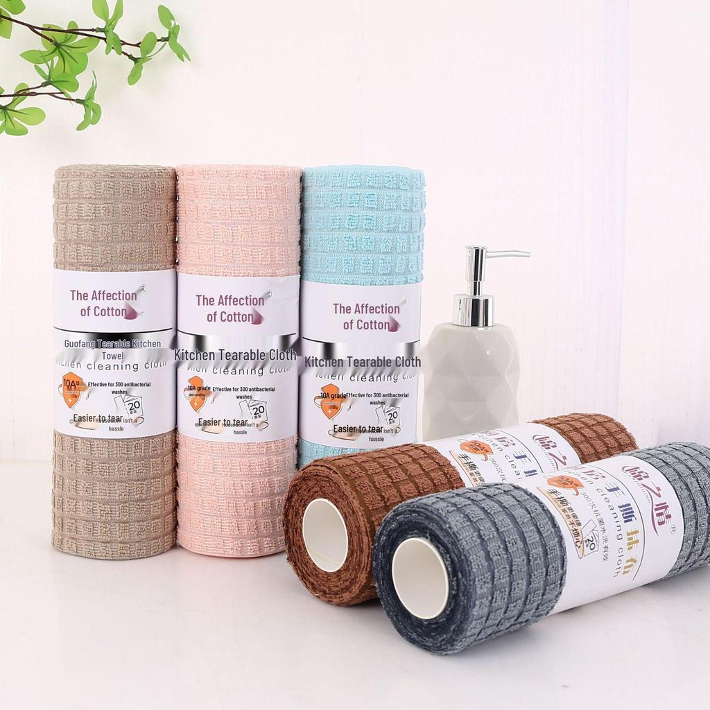 Professional Lint-Free Oil-Repellent Dishcloths - Weekly Disposable for Home, Office, Dorm