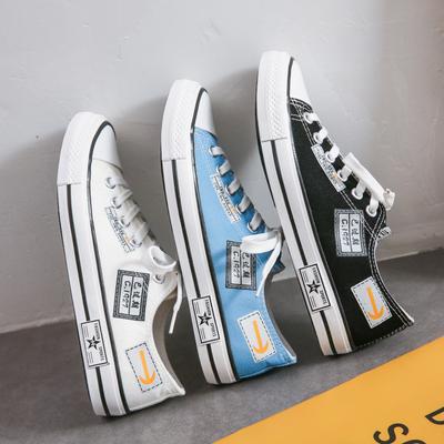 Canvas Schuhe Herren Low-Top Koreanische Version Trend All-Match Freizeitschuhe Herren Sommer Atmungsaktive Stoffschuhe Studentenschuhe Herren Trendy Schuhe