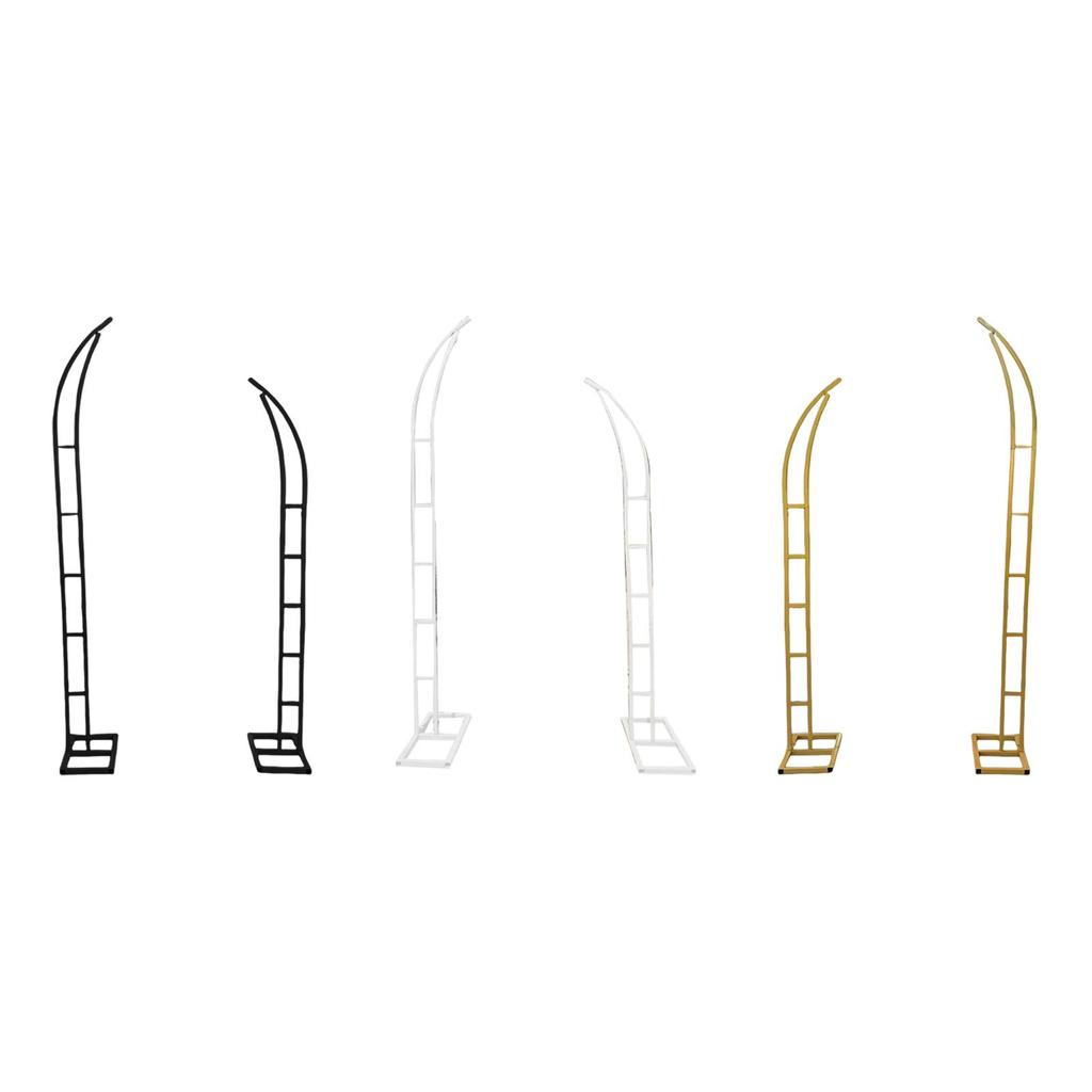 2 Pieces 5.9ft & 6.9ft Metal Wedding Arch Multifunctional Backdrop Stand