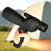 Transparent Monocular Telescope, Variable Frequency Monocular Telescope, Suitable for Outdoor Camping Hunting Bird Watching