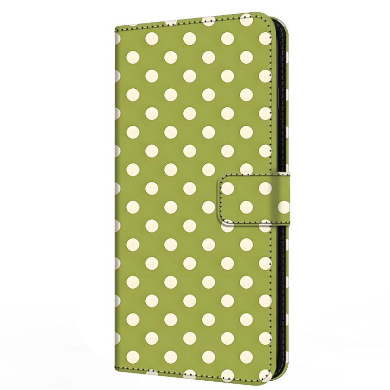 Polka Dots Phone Leather Case for Samsung Galaxy A16 A06 A26 A36 A56 A25 A15 A05s A35 A55 A05 A34 A54 A04 A04s A24 Etui Wallet For Galaxy A26 5G