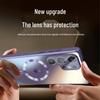 Magnetic Frosted Glass Phone Case for Samsung S25 Ultra: Skin-Feel, Full Lens Coverage, Drop-Proof, Anti-Slip