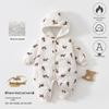 Fleece-lined Baby Romper for Autumn/Winter | 0-1 Year Warm Outing Crawling Suit by Anyang Baby & Children's Wear