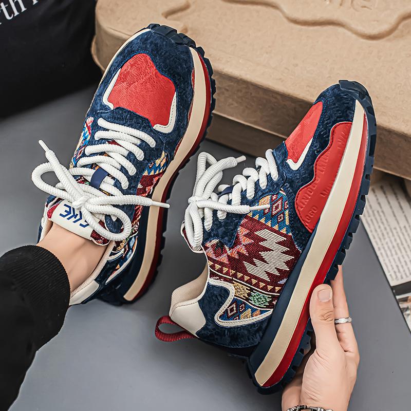 Neue Modeschuhe Herren Sneaker Leichtgewichtige Dicksohlige Freizeitschuhe Rutschfeste Tennis Sportschuhe Athletische Zapatillas