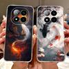 For Xiaomi Redmi Note 14 Pro+ Cool Dragon Tiger Painted Phone Case For Redmi Note14 Pro Plus 5G Soft Silicone TPU Cases
