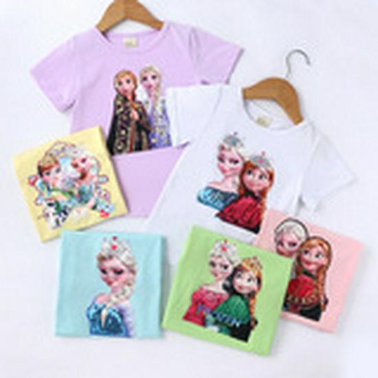 Kids' Summer Striped Cotton T-Shirt - Short Sleeve Korean Style