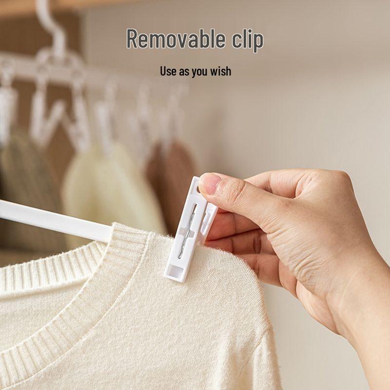 Multi-functional Hanger: Sock, Hat, and Baby Clothes Drying Clip for Dorms and Travel