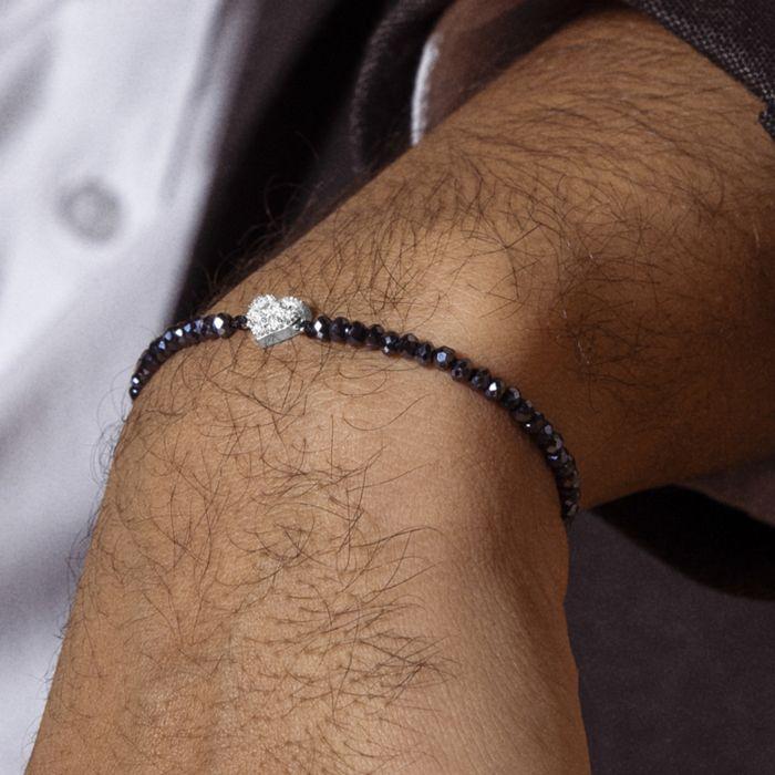 Bracelet - LUXENTER - Love - Argent 925 - Zirconium - Plaqué Rhodium