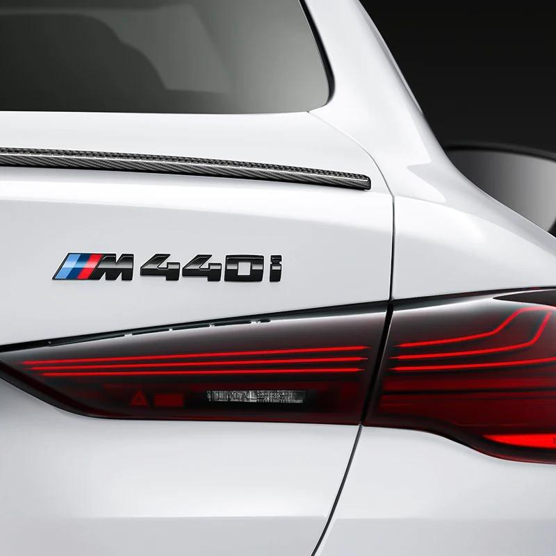 BBJZ9 3D ABS Car Letters M Logo Sticker Rear Trunk Emblem Badge Gloss black For BMW M340i M340d M530i M440i M630i M550d M850i M760Li
