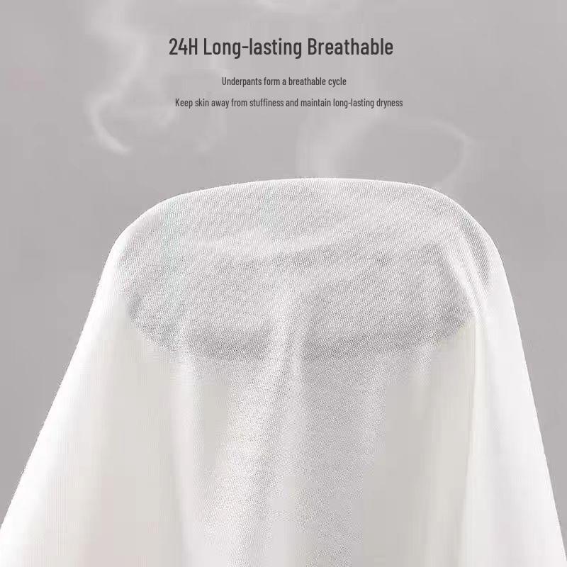 Sterilized Men's Disposable Travel Boxer Briefs - Wash-Free, Mid-Rise, Portable for Business Trips & Outdoor Activities