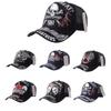 Neue personalisierte bedruckte Baseballkappe Europäische und amerikanische Mode Totenkopf atmungsaktive Netzkappe