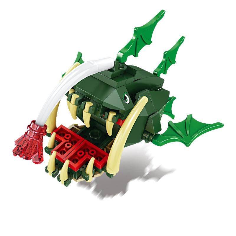 

Креативный конструктор «Животные морского мира» Модель Лобстер Кит Дельфин Черепаха Животное Мелкие детали Образовательная сборная игрушка No box