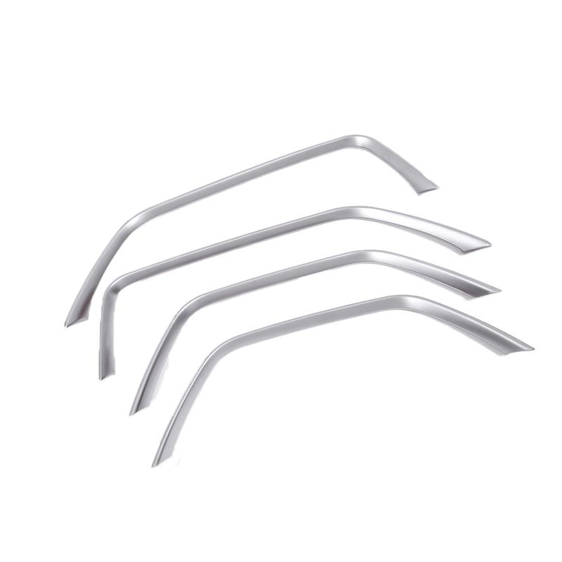 

For Land Rover Range Rover Evoque 2013-2018 Car-Styling ABS Chrome Car Inner Door Decoration Strips Trim Interior Accessory срібний