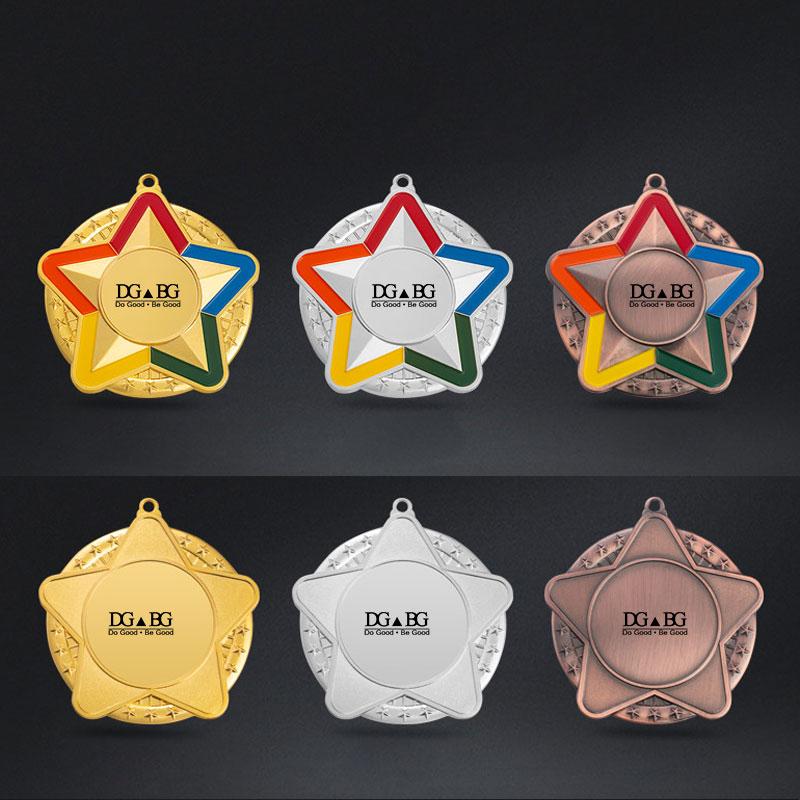 Marathon Gold Winner Award Medals With Neck Ribbon 3D Running Runner 1St 2Nd Trophy Various Sport Souvenir Prize Gift Customized