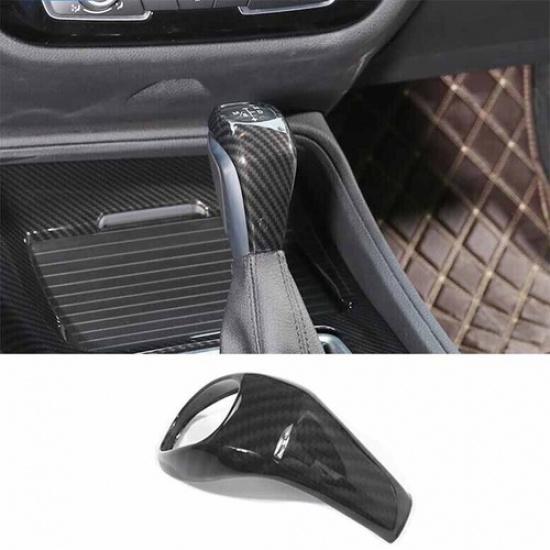 Central Console Gear 15-19 Carbon Fiber For BMW 2 Series Touring Shift Knob Trim