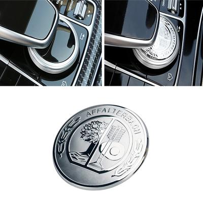 Adesivo multimídia de carro 47mm, decoração interior para b/enz s205 w205 w213 c205 c43 c63s glc c253