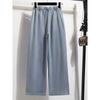 Fashion Spring and Summer Plus Size Women's Clothing Elastic High Waist Slimming Covering Span Denim Tencel Elastic Loose Pants Pants M-5XL