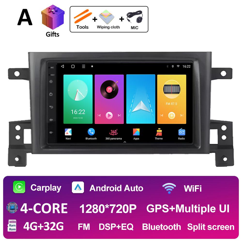 Smart System GPS Navigation For Suzuki Grand Vitara 3 2005 2006 2007 2008 2009 - 2015 Wireless Carplay Car Video Player No 2 din