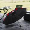 Bologna Crest Design Automatic Folding Umbrella - 8-Rib Travel Umbrella with Auto Open/Close & Portable Gifts for holidays or birthdays