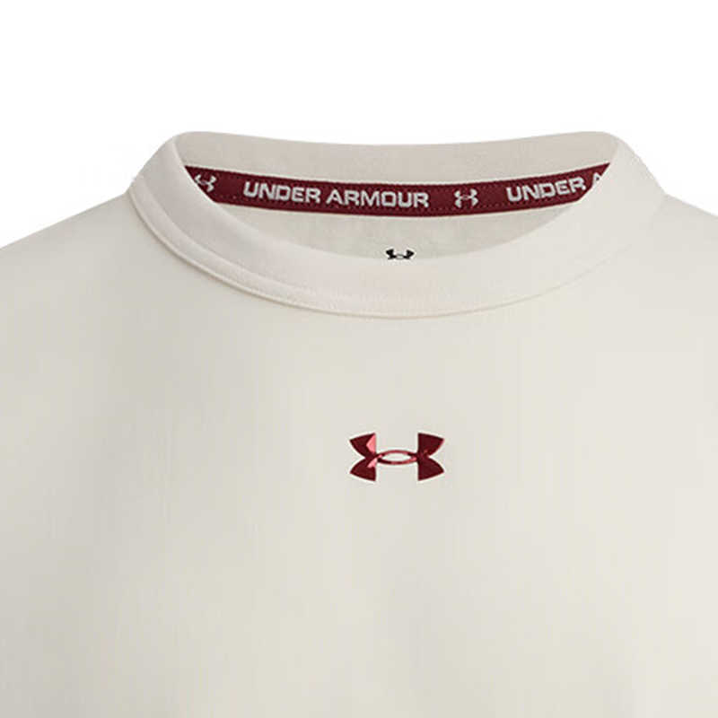 Under Armour Casual Sports Series Logo Loose Round Neck Short Sleeve T-Shirt Unisex Tops Rock 6006007-279