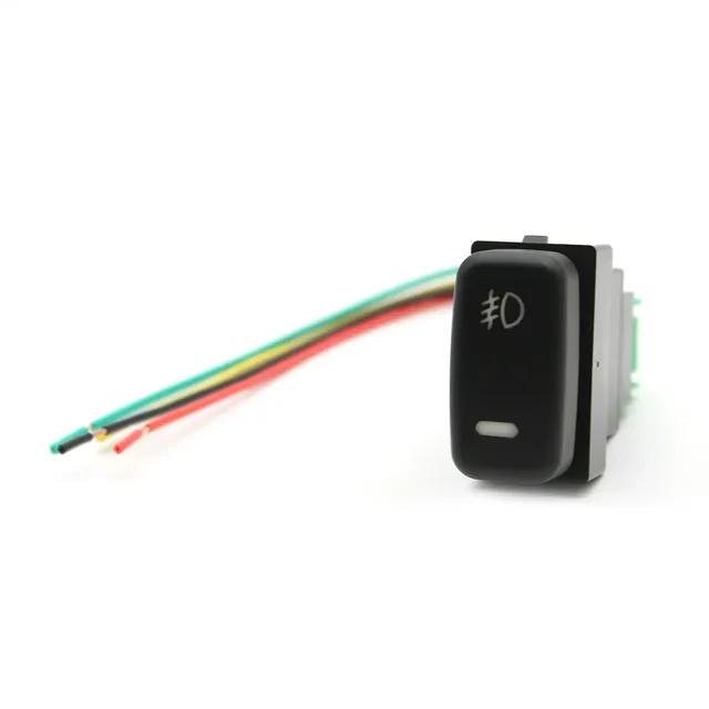 1Pc For Mitsubishi Pajero V73 V93 Lancer Outlander ASX L200 RED LED Key Switch Fog Light Daytime Running Light DRL Switch Button