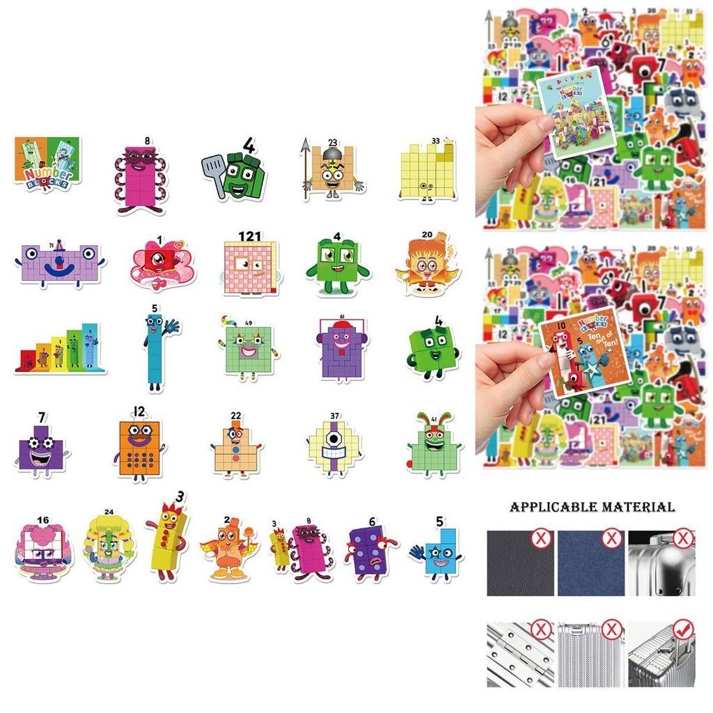 50pcs Adhesive Waterproof Reusable Stickers Decorate Cases More!