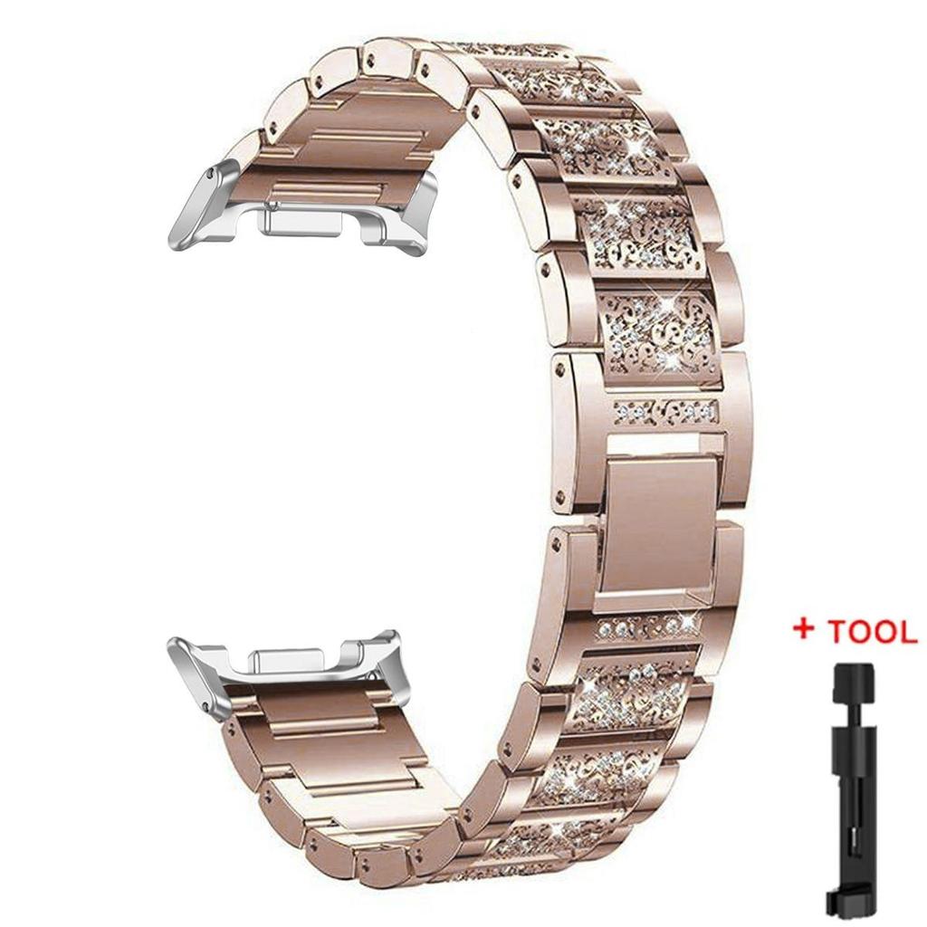 Women’s Diamond Band For Samsung Galaxy Watch 8 40mm 44mm 8 Classic 46mm Watch Strap for Galaxy Watch 7 Ultra 47mm/Ultra 2026