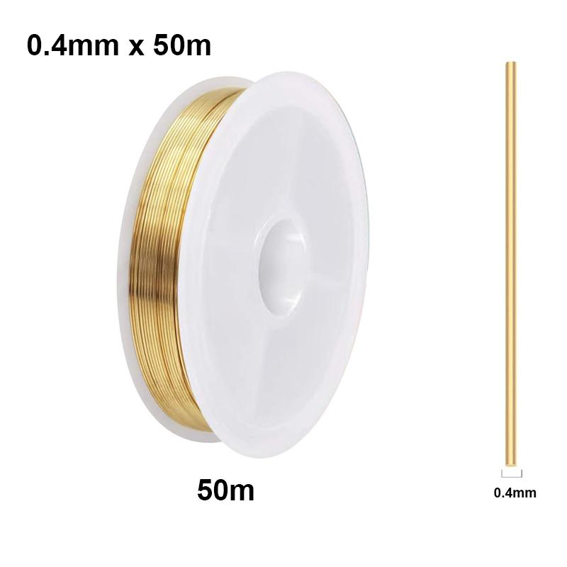1-100m Brass Wire Metal Wire Soft Brass Round Wire Ultra-Fine Copper Wire Bare Wire 0.1 0.15 0.2 0.3 0.4 0.5 1.0~3mm