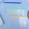 6Pcs A6 Waterproof Pvc Cash Budget Envelopes Zipper Binder Pouches 6-Hole Binder Pockets For Notebook Planner Journey Binders