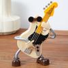 Swing Cartoon Cello Music Box Classic Melody Automatic Shaking Guitar Wind-up Musical Box Home Office Bedroom Desktop Decoration Ornament