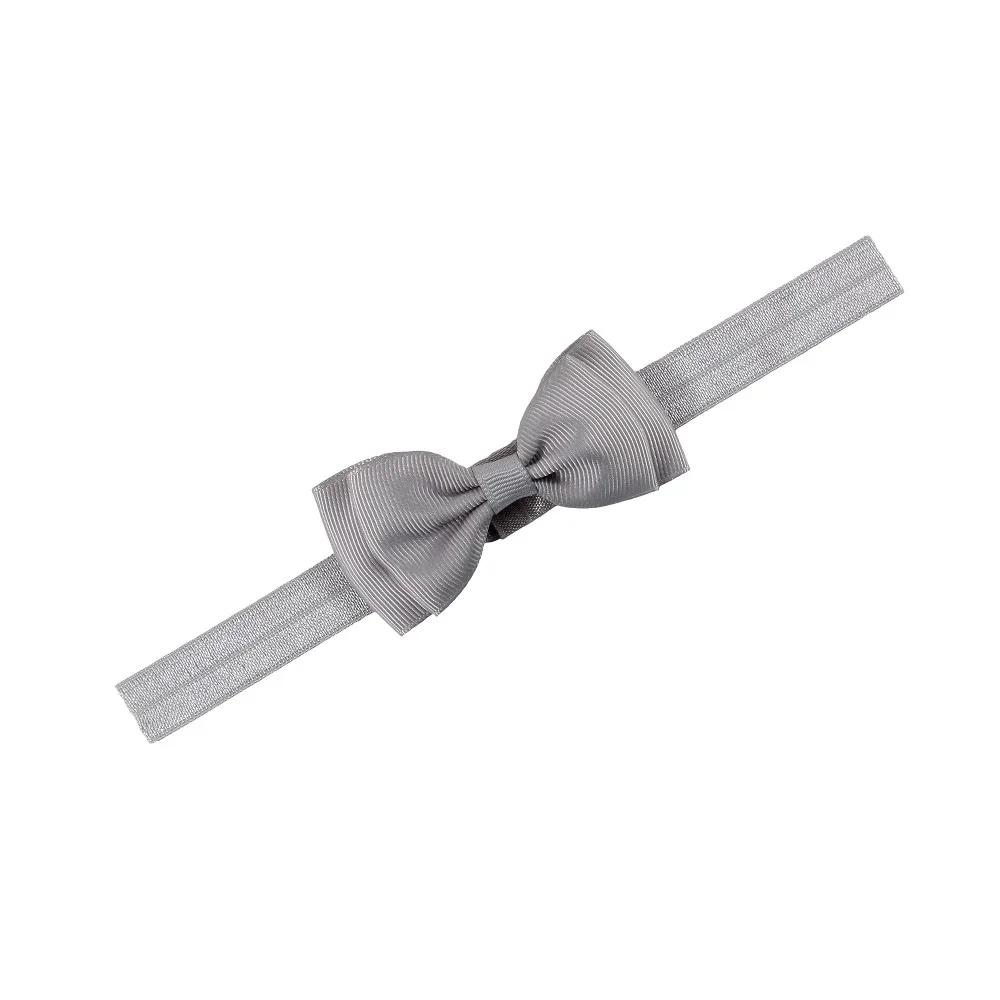 New 1PCS 8*4cm Double Layer Bows Baby Girls Hairband Grosgain Ribbon Bow Headband Toddler Kids Hair Accessories Photo Props