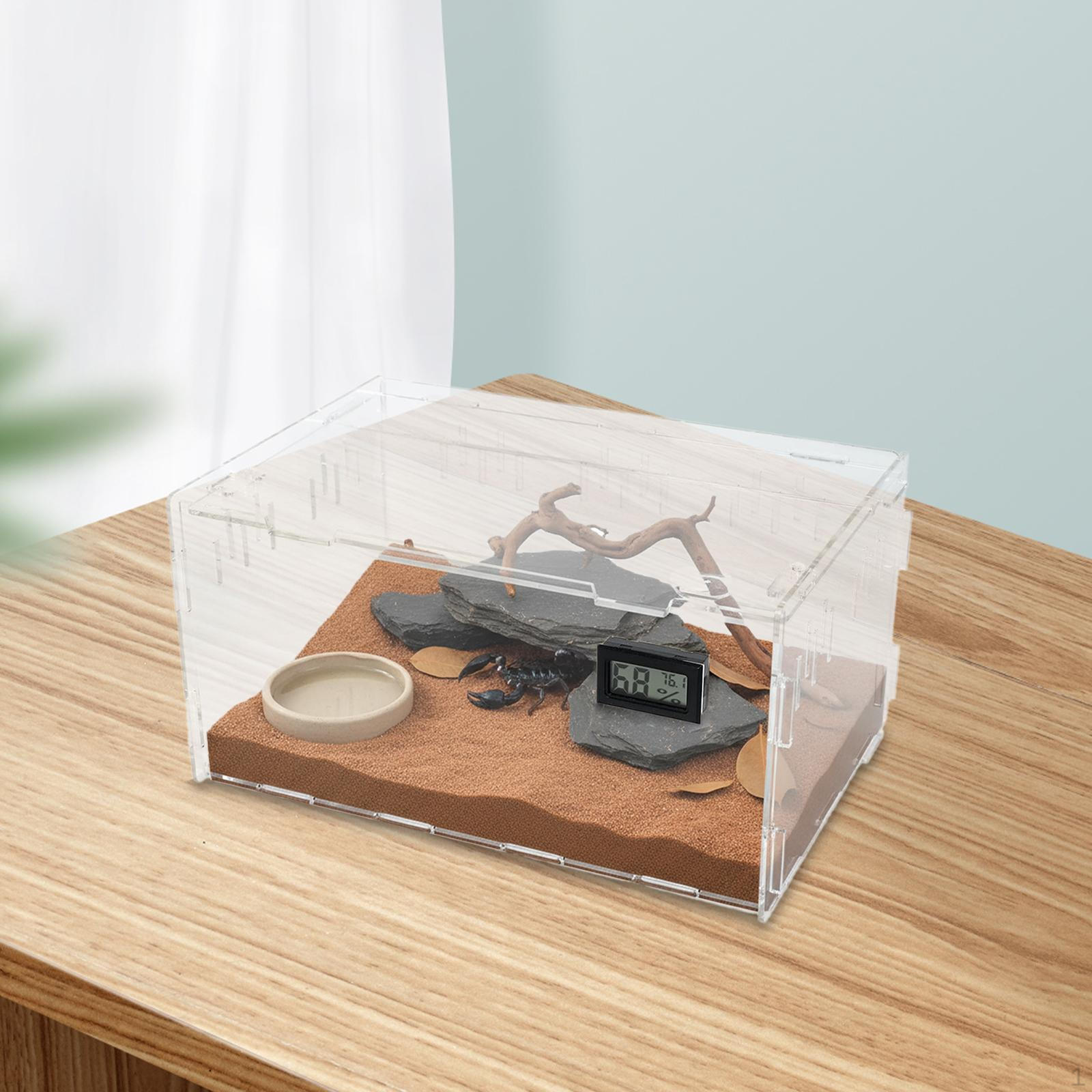 Террариум для рептилий, инкубатор, вольер, прозрачный террариум-клетка для хамелеонов L