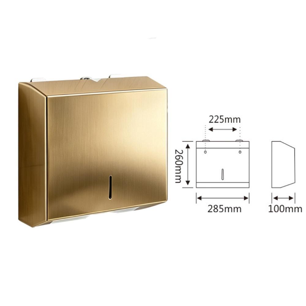 Wall Mount Paper Towel Dispenser Stainless Steel Paper Towel Dispenser  High-Traffic Locations