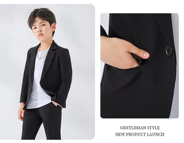 Boy's Spring/Summer Casual Blazer Set - Toddler Hosting & Photography Outfit, Flower Boy Wedding Suit