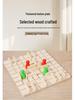 Wooden Two-Player Children's Logic Chess Game – Educational Multi-Player Brain Teaser
