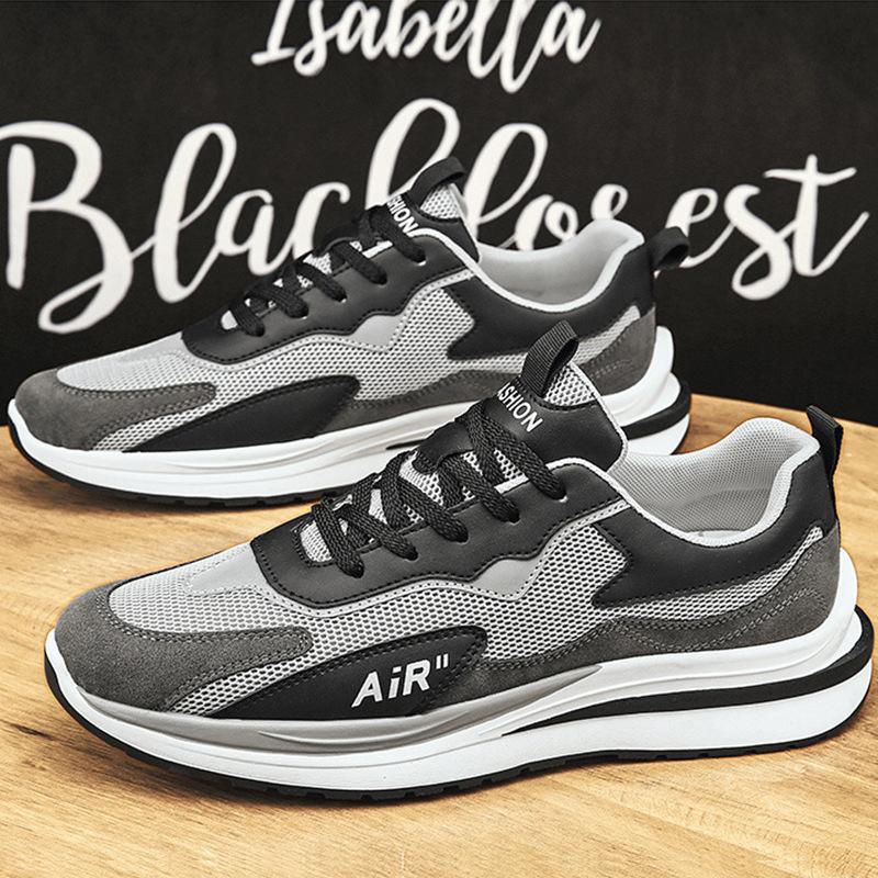 Spring season new casual men's shoes fly-woven breathable shoes Korean version fashion trend shoes mesh sneakers men