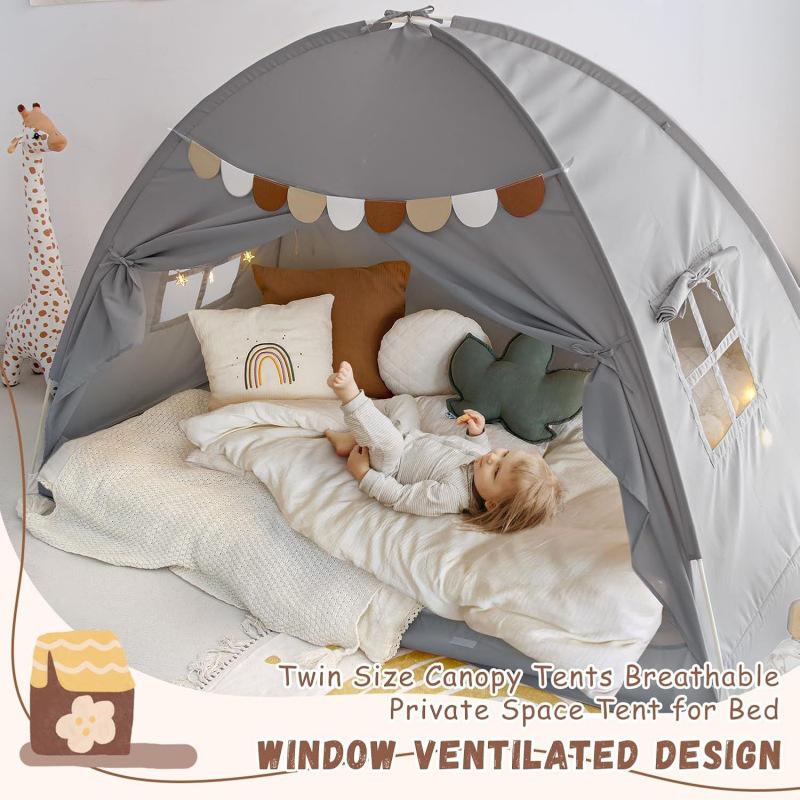 Children's Indoor Princess Castle Tent - Portable, Breathable Playhouse for Babies.