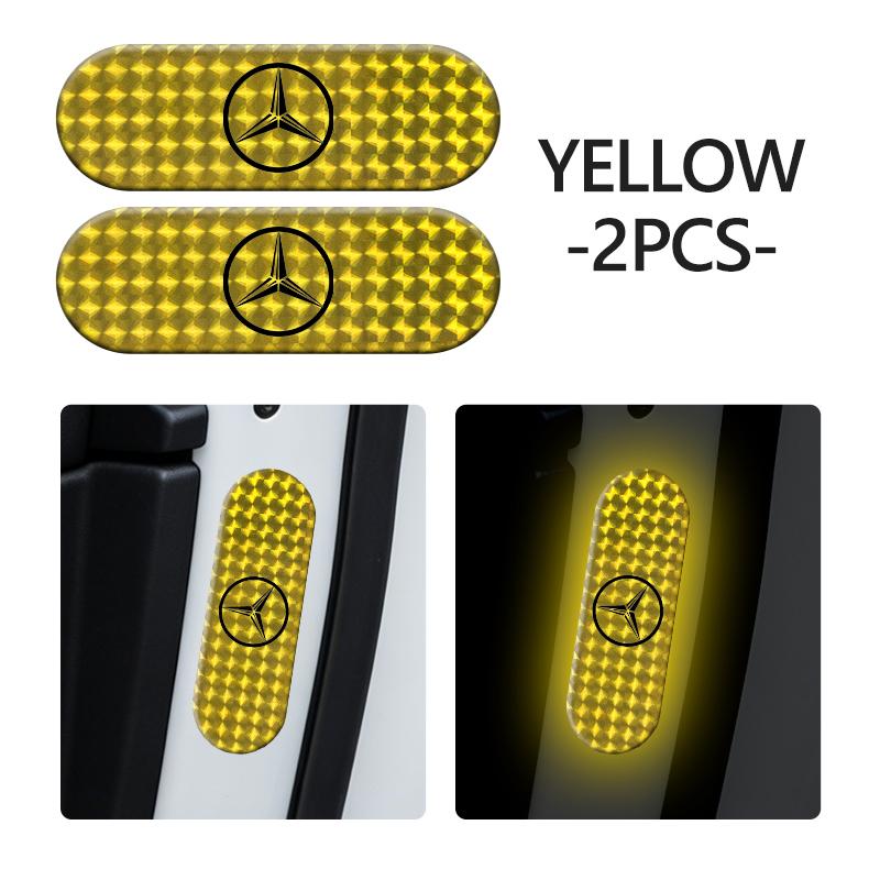 AABIB1 For Benz Car Reflective Stickers Warning Reflective Tape Decorating Accessories Exclusive AMG W124 W203 W204 SPRINTER V CLASS