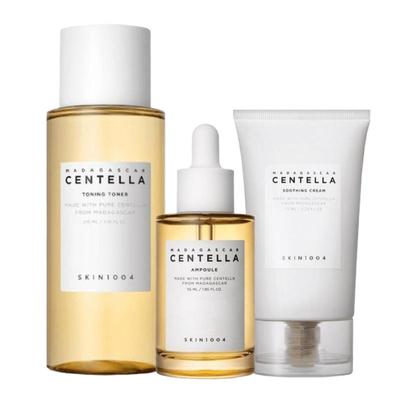 Madagascar Centella Beruhigendes Hautpflege-Set (Toner 210ml + Ampulle 55ml + Creme 75ml)
