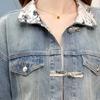 Women's New Chinese Style Spliced Denim Jacket