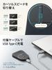 E-Supply Ultra-Small Bluetooth Wireless Mouse, 3-Device Multi-Pairing, Quiet, Rechargeable, DPI Switching, Slim, USB-A Receiver Connection, Silicone