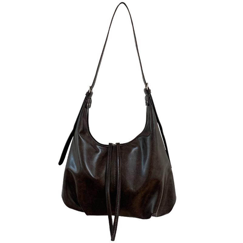 Retro Underarm Bag Laid-back and Fashionable Korean Tote Bag Large-capacity Crossbody Bag