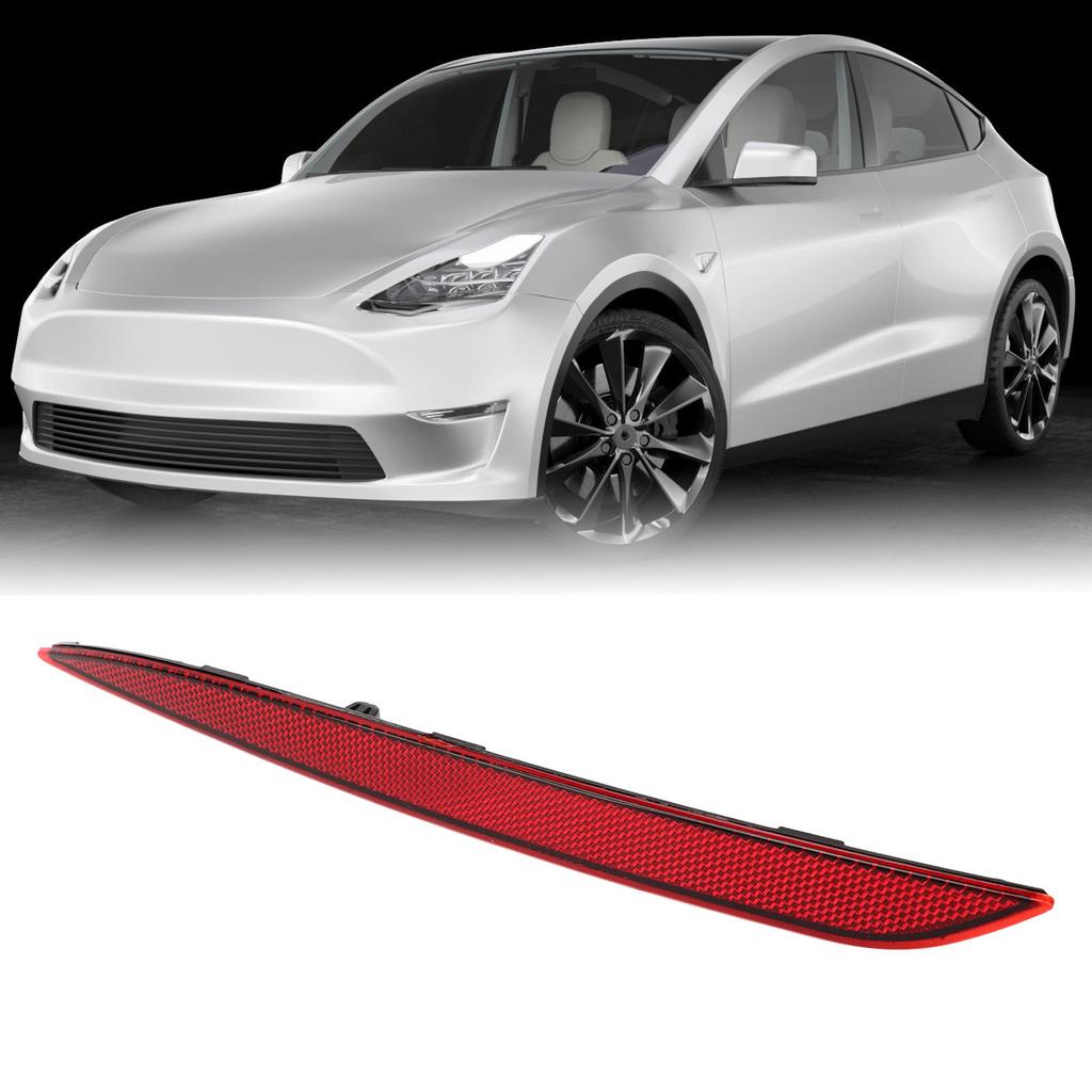 Rear Bumper Reflector Red Lens Car Tail Reflector Light Replacement for Tesla Model Y 2020 To 2024 Left Right 1495818 00 C