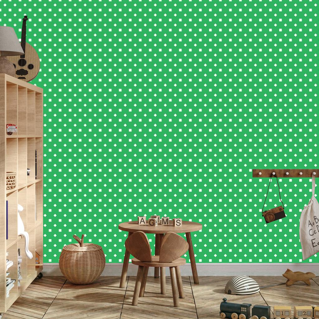 Wallpaper Dots Green, Top Green for Living Room and Bedroom 50x1000