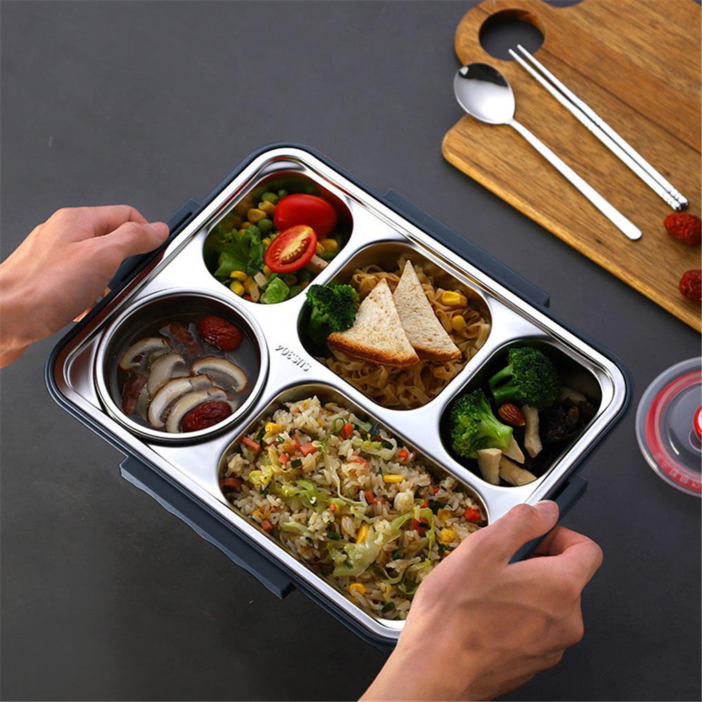 Lunch Box Stainless Steel Leak-Proof Food Case Heat Insulation Storage Container