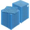 Modular Interlocking Cushion, 55 Pack 30 X 30 Cm Splicing Drainage Mats, Soft PVC Interlocking Drainage Floor Tiles