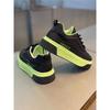 Spring and autumn new low-top thick baseplate shoes youth breathable and comfortable sports and leisure shoes cr